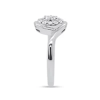 Lab Created 1/3CTW Grown Diamond Fashion Ring Sterling Silver