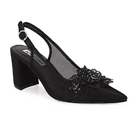 Ballroom, Flower Mesh Slingback