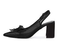 Ballroom, Flower Mesh Slingback