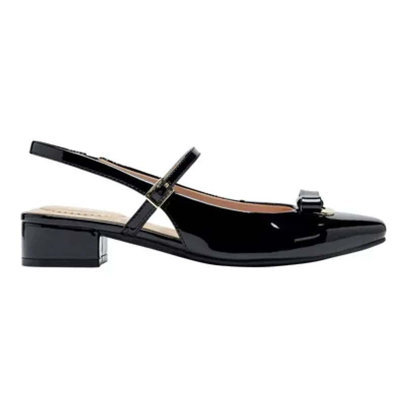 Adana Block Heel Dress Slingback Pumps