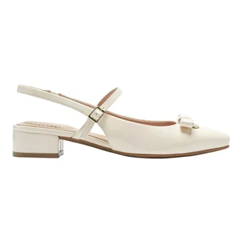 Adana Block Heel Dress Slingback Pumps