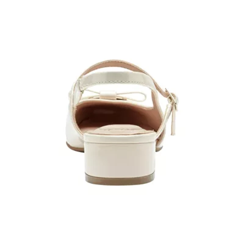 Adana Block Heel Dress Slingback Pumps