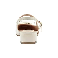 Adana Block Heel Dress Slingback Pumps