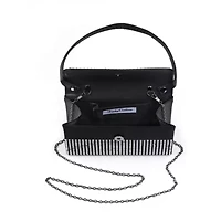 Shana, Rhinestone Covered Satin Handbag