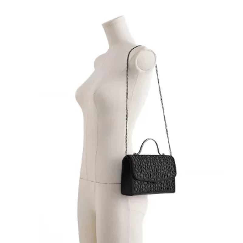 Donna, Elegant Rhinestone Satin Evening Bag