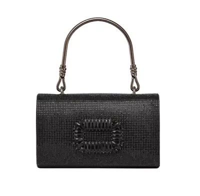 Cindy, Elegant Rhinestone Satin Handbag