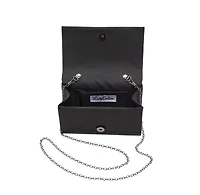 Cindy, Elegant Rhinestone Satin Handbag