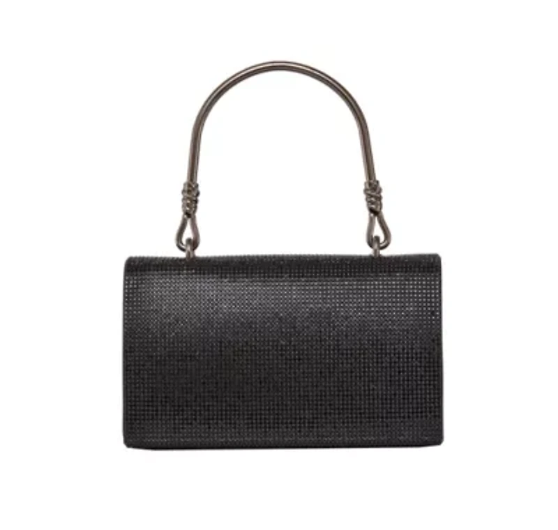 Cindy, Elegant Rhinestone Satin Handbag
