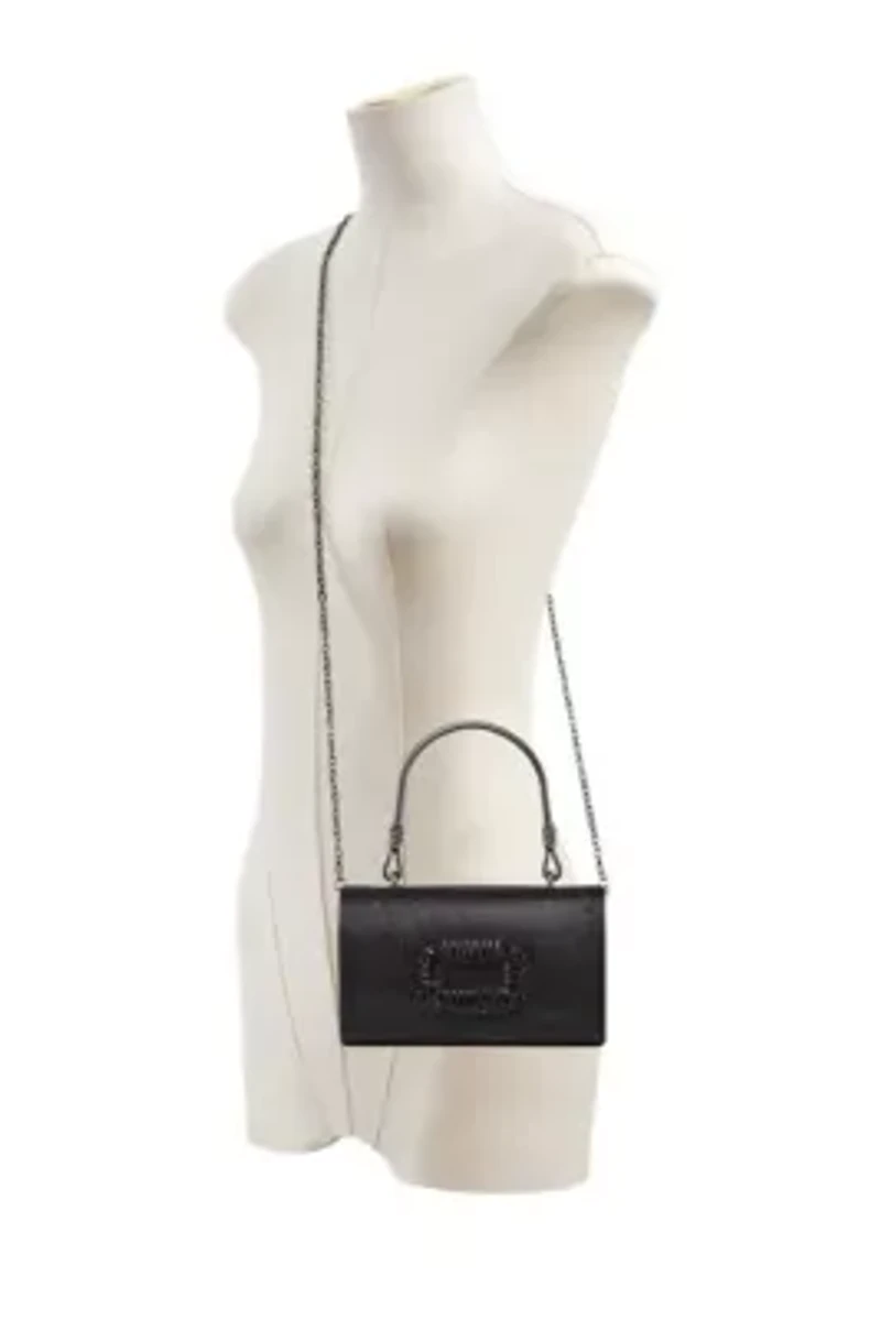 Cindy, Elegant Rhinestone Satin Handbag