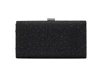 Disco, Evening Hard Case Rhinestone Satin Clutch Bag