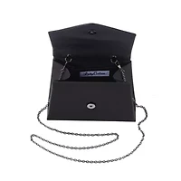 Classy, Rhinestone Satin Evening Clutch Bag