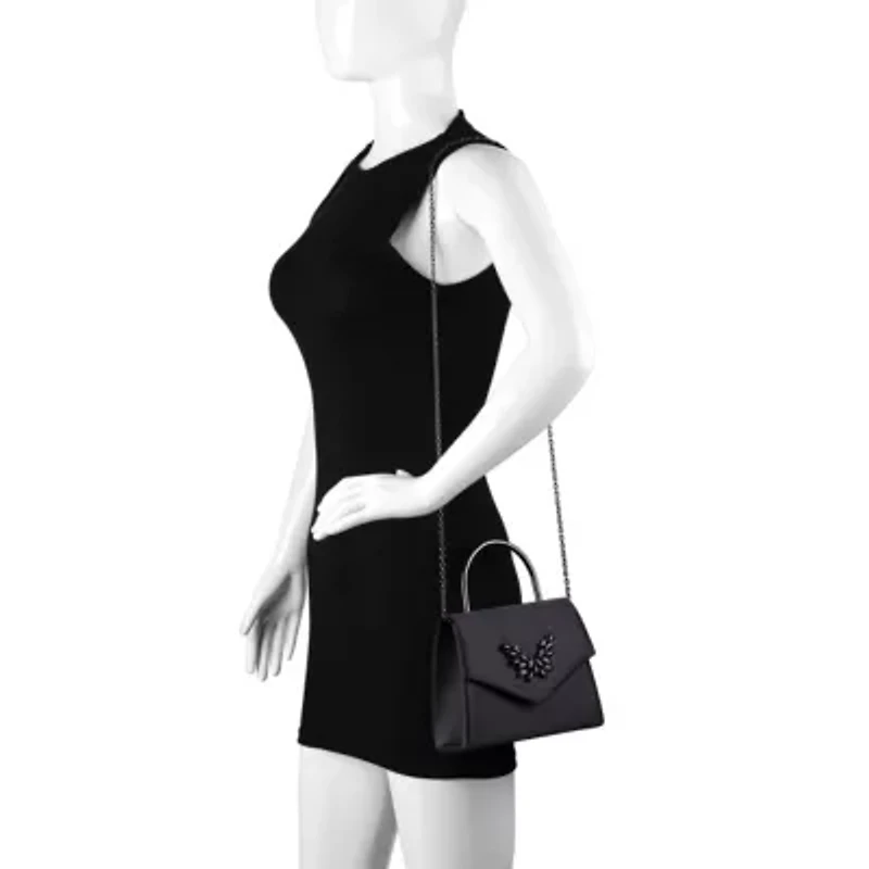 Classy, Rhinestone Satin Evening Clutch Bag