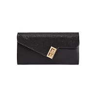 Vanessa, Chic Rhinestone And Satin Envelope Clutch Bag