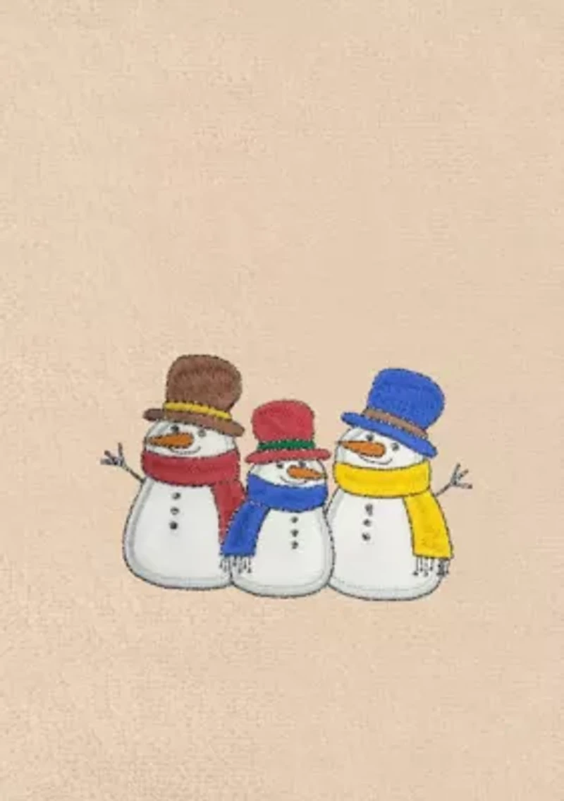 Christmas Snow People Hand Towels Set of 2