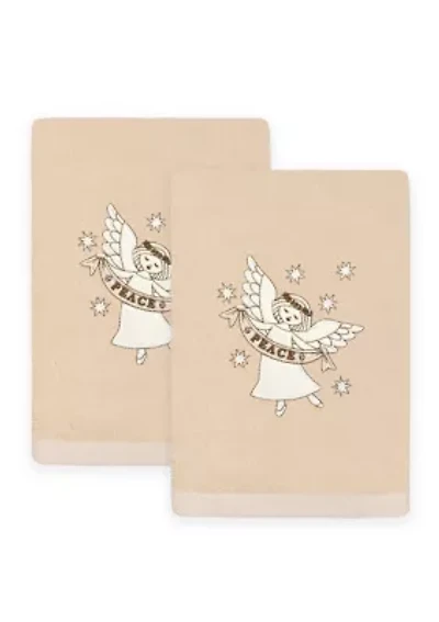 Christmas ANGEL Hand Towels Set of 2