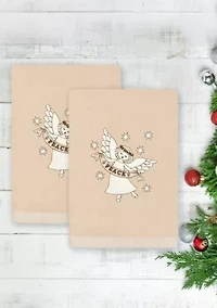 Christmas ANGEL Hand Towels Set of 2