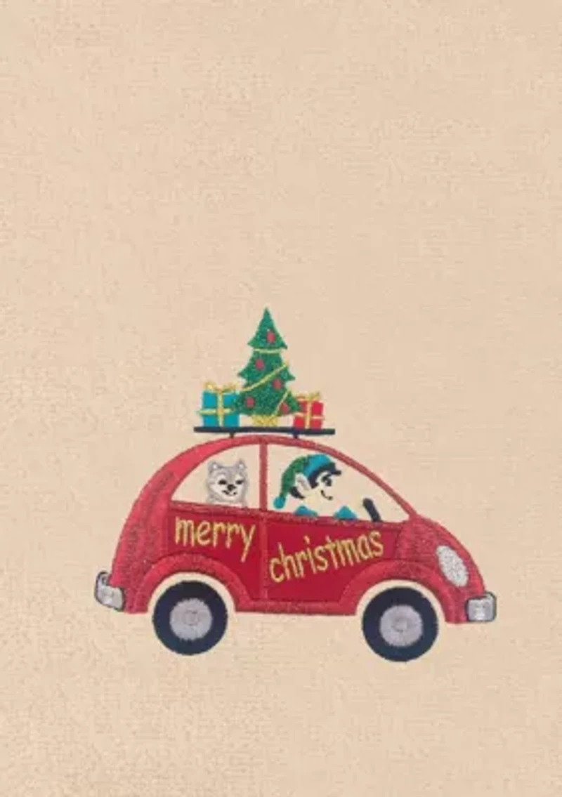 Christmas Car Hand Towels Set of 2