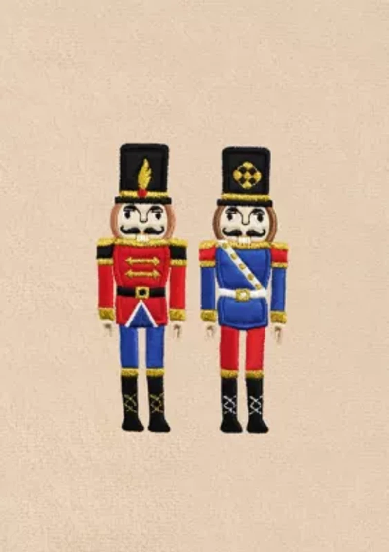 Christmas NUTCRACKERS Hand Towels Set of 2