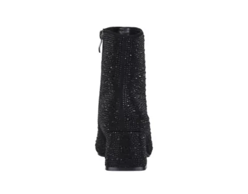 Bravo, Rhinestone Block Heel Bootie