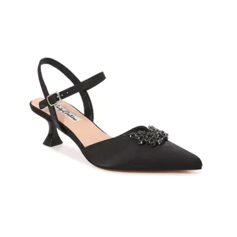 Classy, Satin Jewel Ornament Sandal