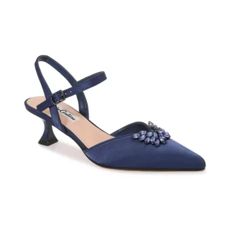 Classy, Satin Jewel Ornament Sandal