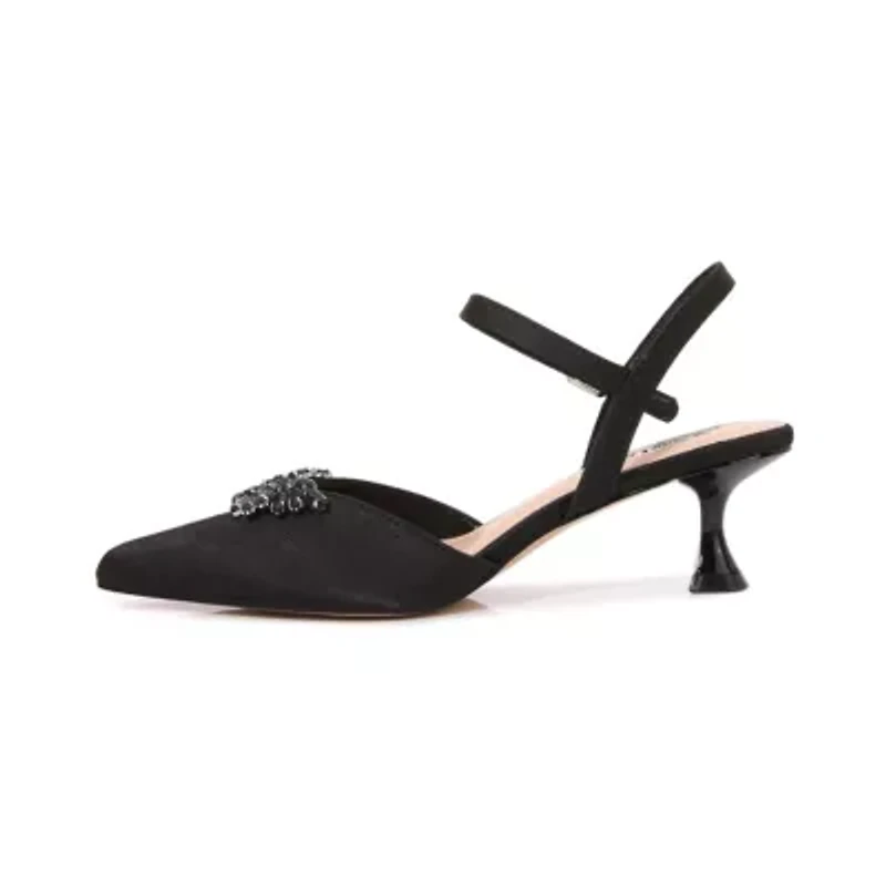 Classy, Satin Jewel Ornament Sandal