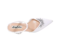 Classy, Satin Jewel Ornament Sandal