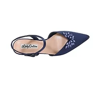 Classy, Satin Jewel Ornament Sandal