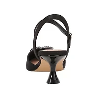 Classy, Satin Jewel Ornament Sandal