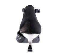 Kate, Instep Strap Embroidered Pump