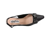 Glamour, Jewel Heel Slingback Pump