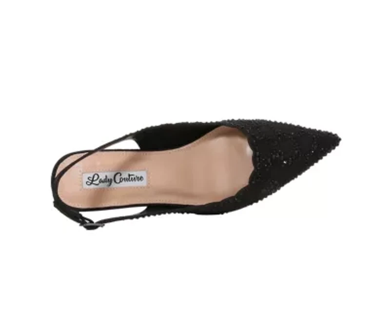Kaite, Scallop Top Line Slingback