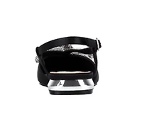 Kendal, Rhinestone Bow Flat Slingback