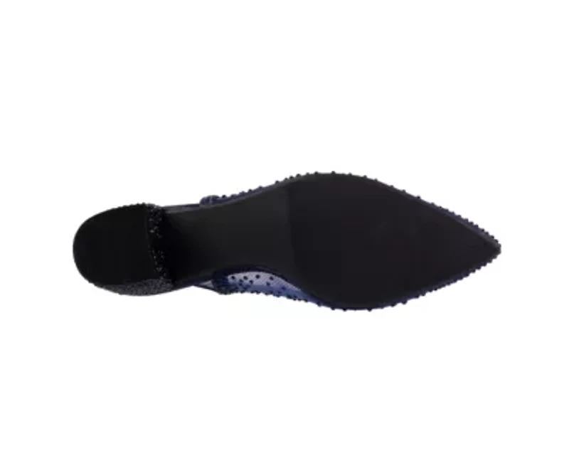 Demi, Rhinestone Mesh Slingback