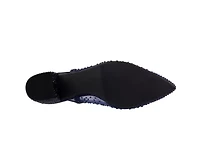 Demi, Rhinestone Mesh Slingback