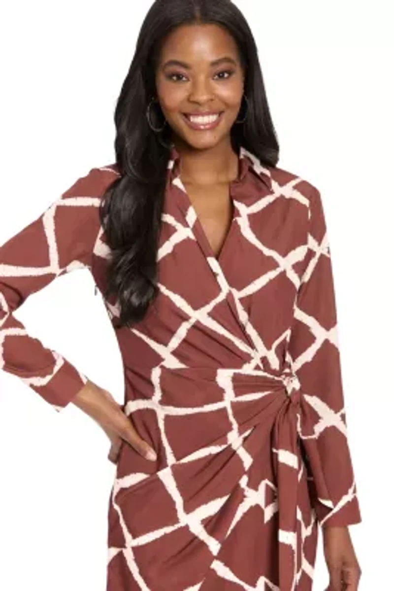 Faux Wrap Side Tie
