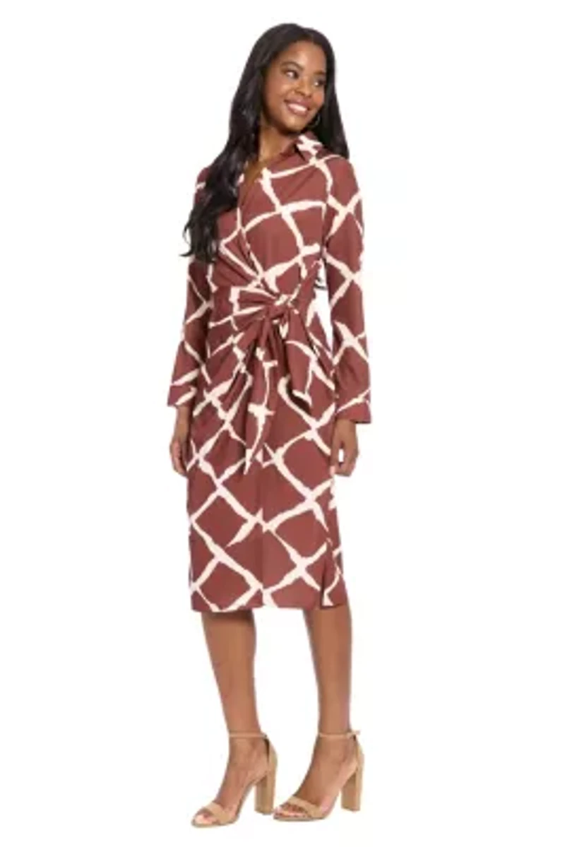 Faux Wrap Side Tie