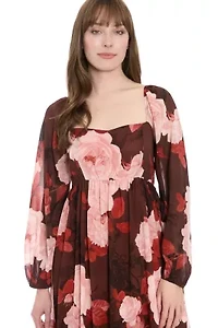 Bishop Sleeve Smocked Maxi