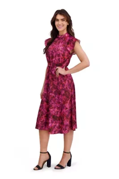 Flutter Sleeve Midi