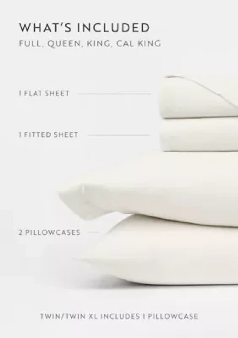 Ultra Soft 100% Cotton Solid Sheet Set
