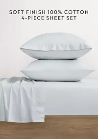 Ultra Soft 100% Cotton Solid Sheet Set