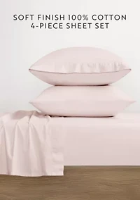 Ultra Soft 100% Cotton Solid Sheet Set