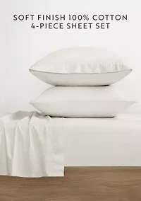 Ultra Soft 100% Cotton Solid Sheet Set