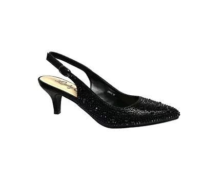 Onyx, Slingback Dressy Pump