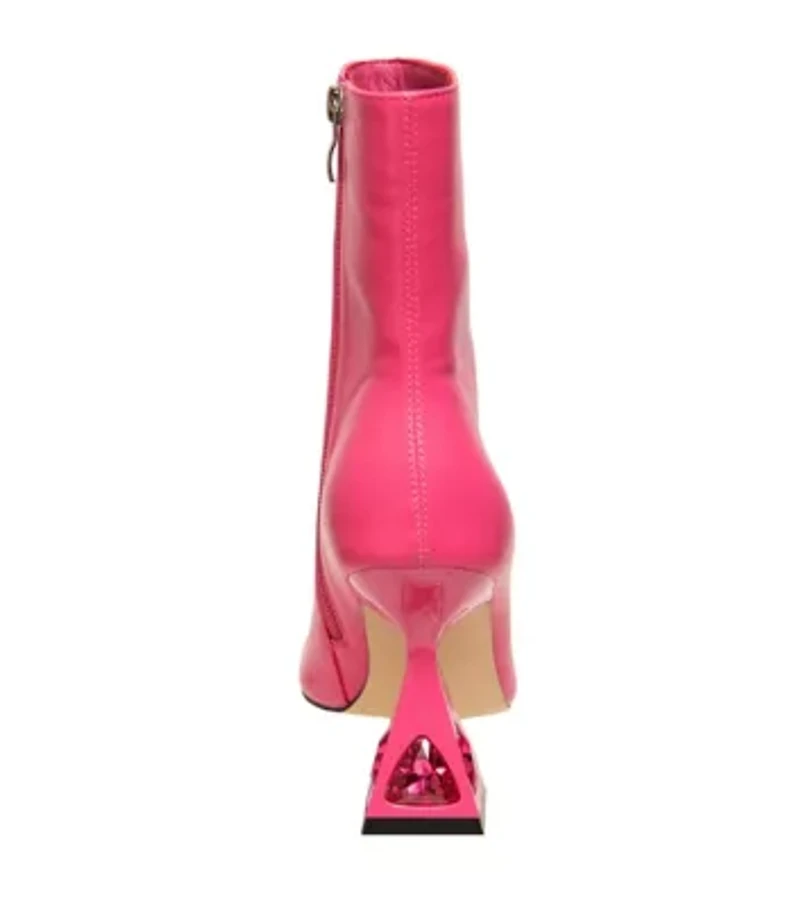 Molly, Jewel Metallic Heel Bootie