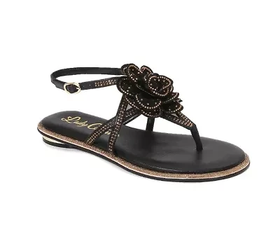 Maui, Flower Thong Flat Sandal