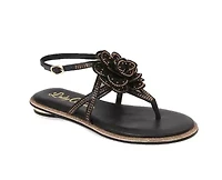 Maui, Flower Thong Flat Sandal