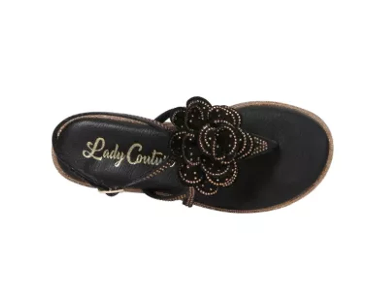 Maui, Flower Thong Flat Sandal