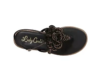 Maui, Flower Thong Flat Sandal