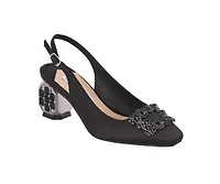 Precious, Jewel Heel Buckle Slingback